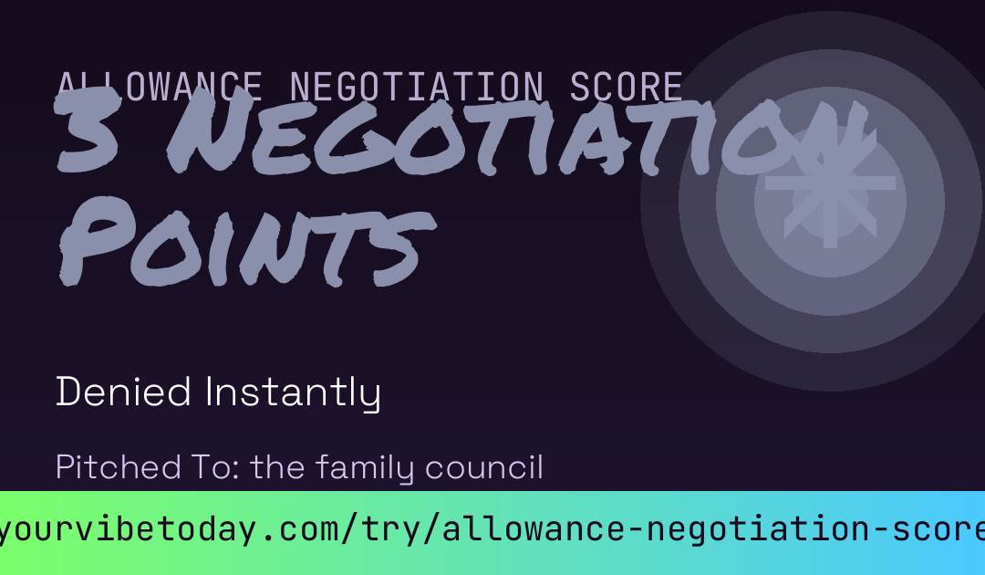 Allowance Negotiation Score card preview