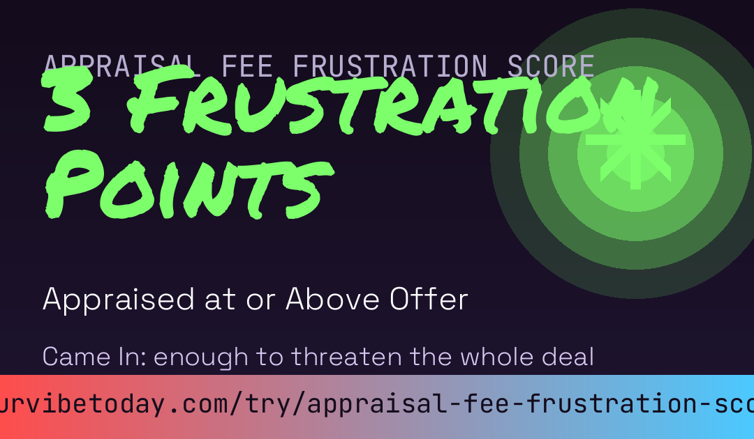 Appraisal Fee Frustration Score card preview