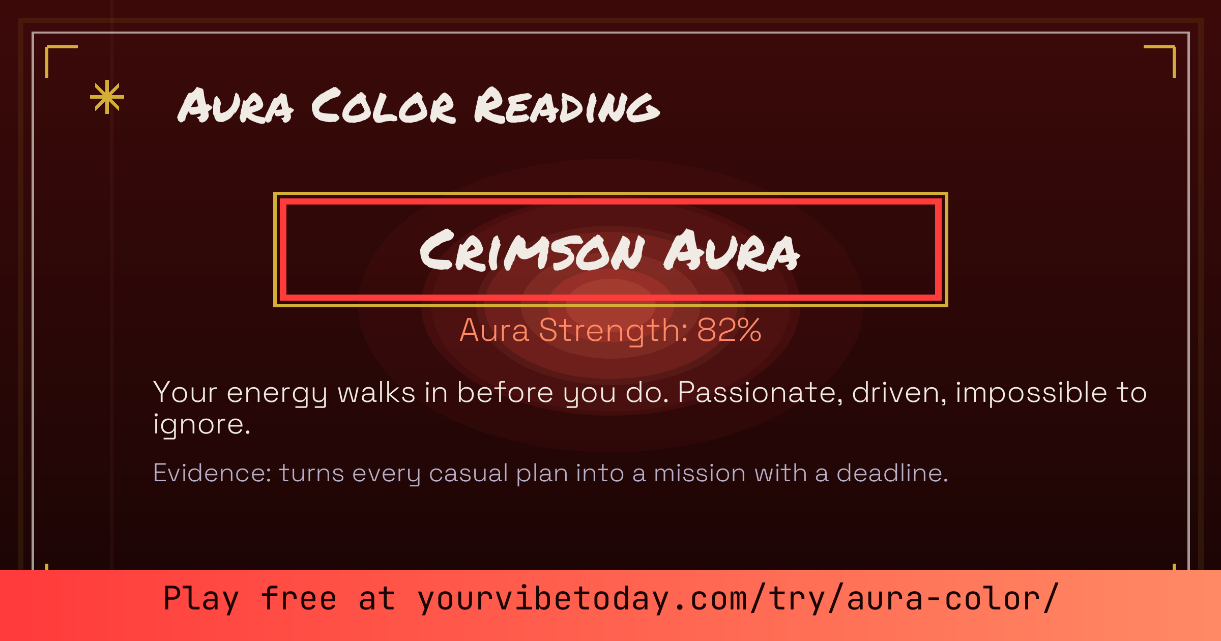 Aura Color Reading card preview