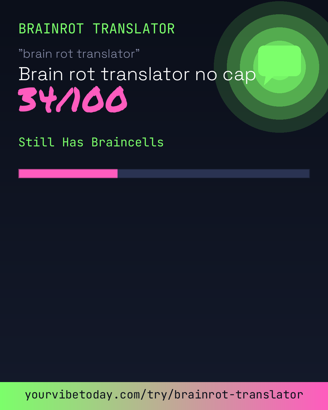 Brainrot translation card