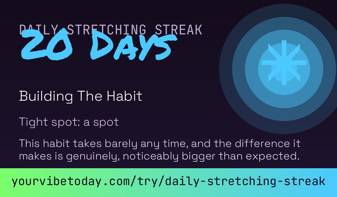 Daily Stretching Streak card preview