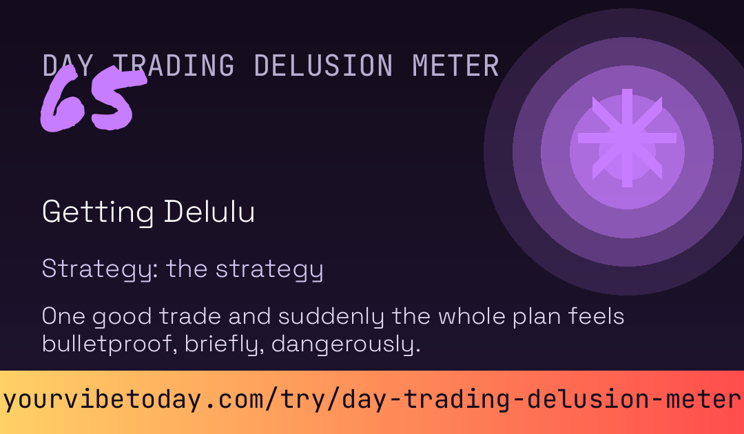 Day Trading Delusion Meter card preview