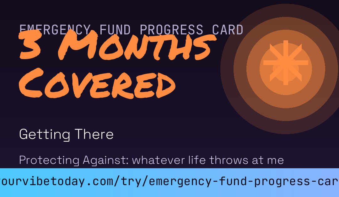 Emergency Fund Progress Card card preview