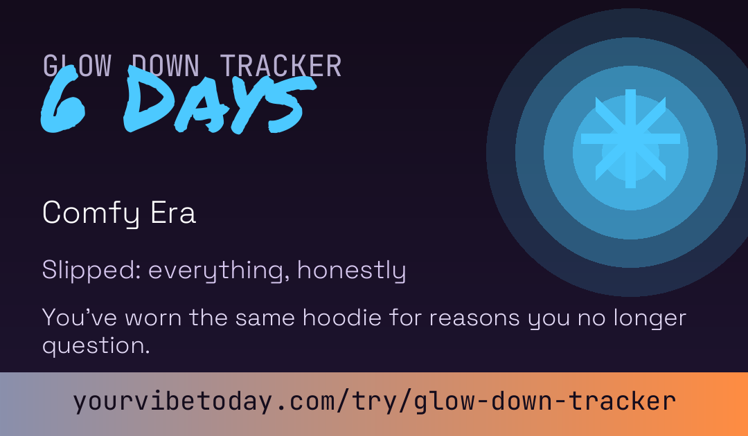 Glow Down Tracker card preview
