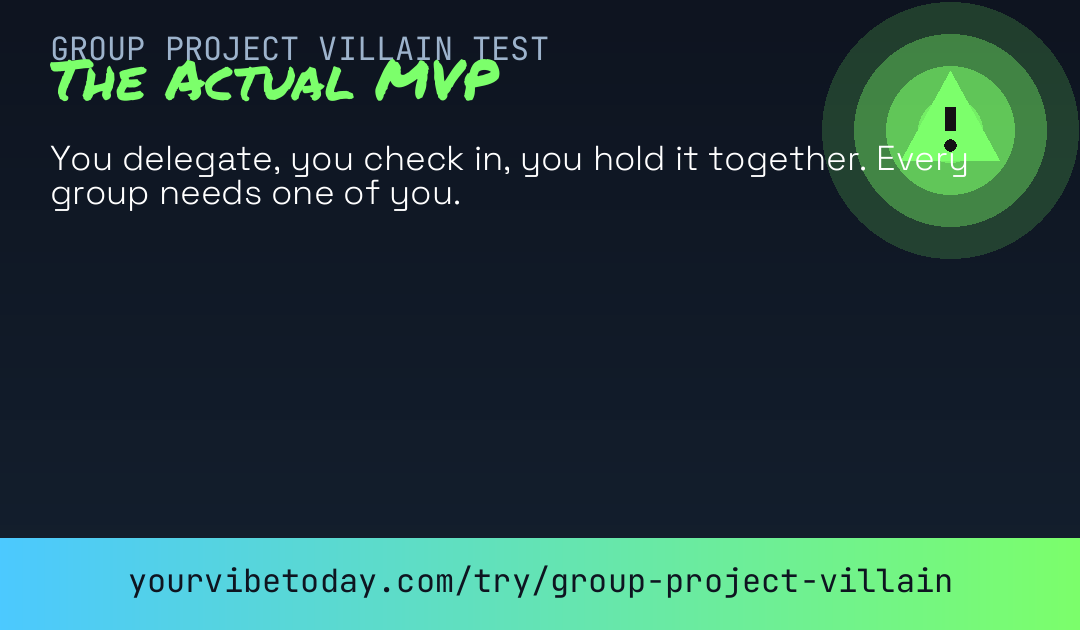 Group project archetype card