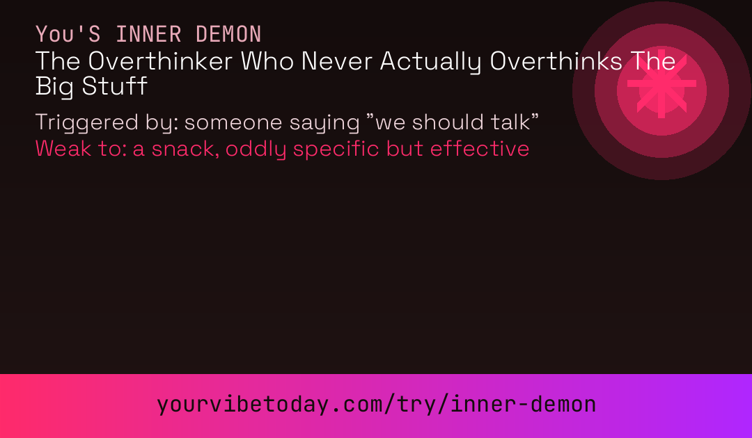 Inner demon card