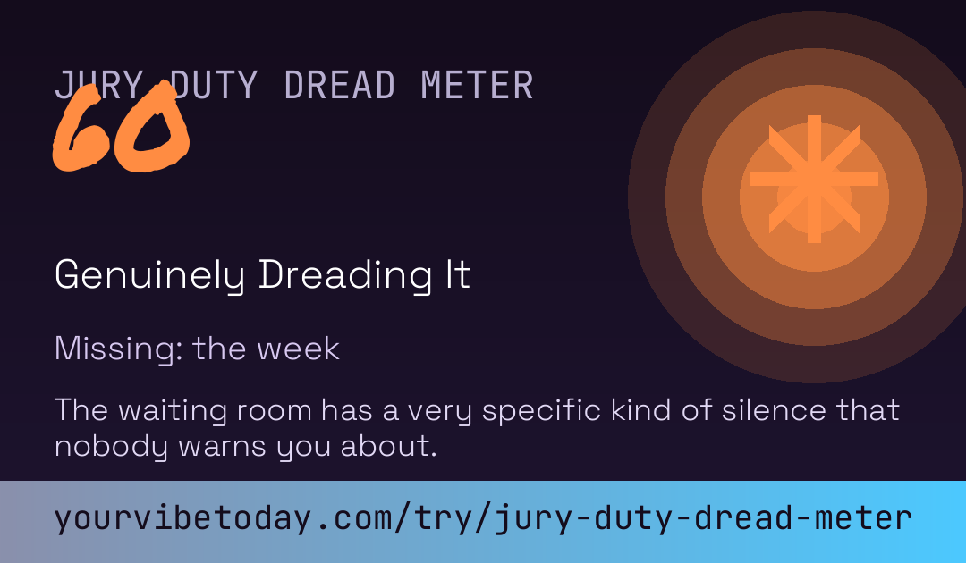 Jury Duty Dread Meter card preview