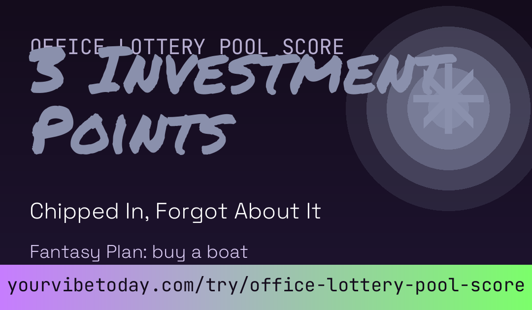 Office Lottery Pool Score card preview
