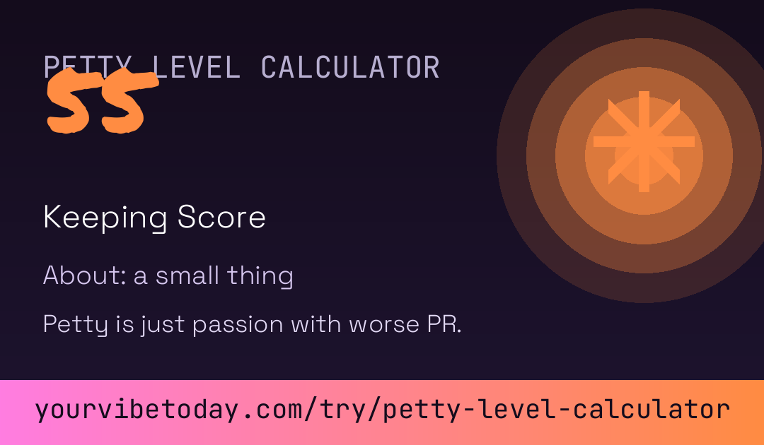 Petty Level Calculator card preview