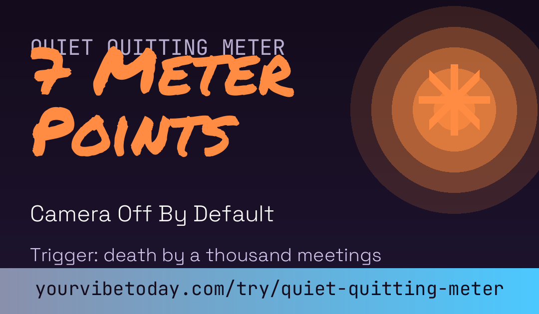 Quiet Quitting Meter card preview