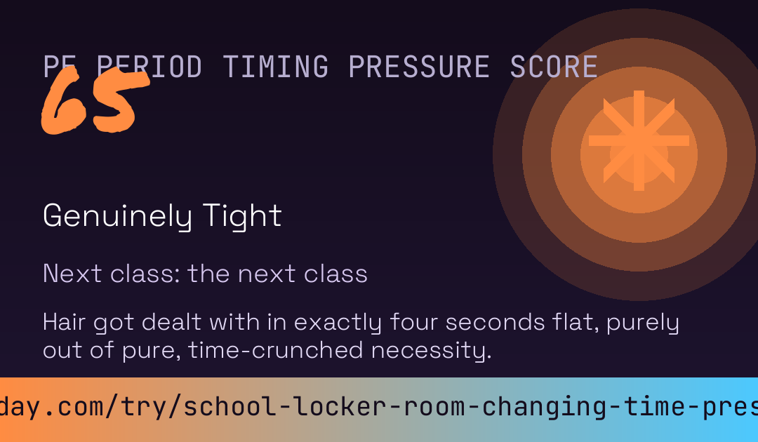 PE Period Timing Pressure Score card preview