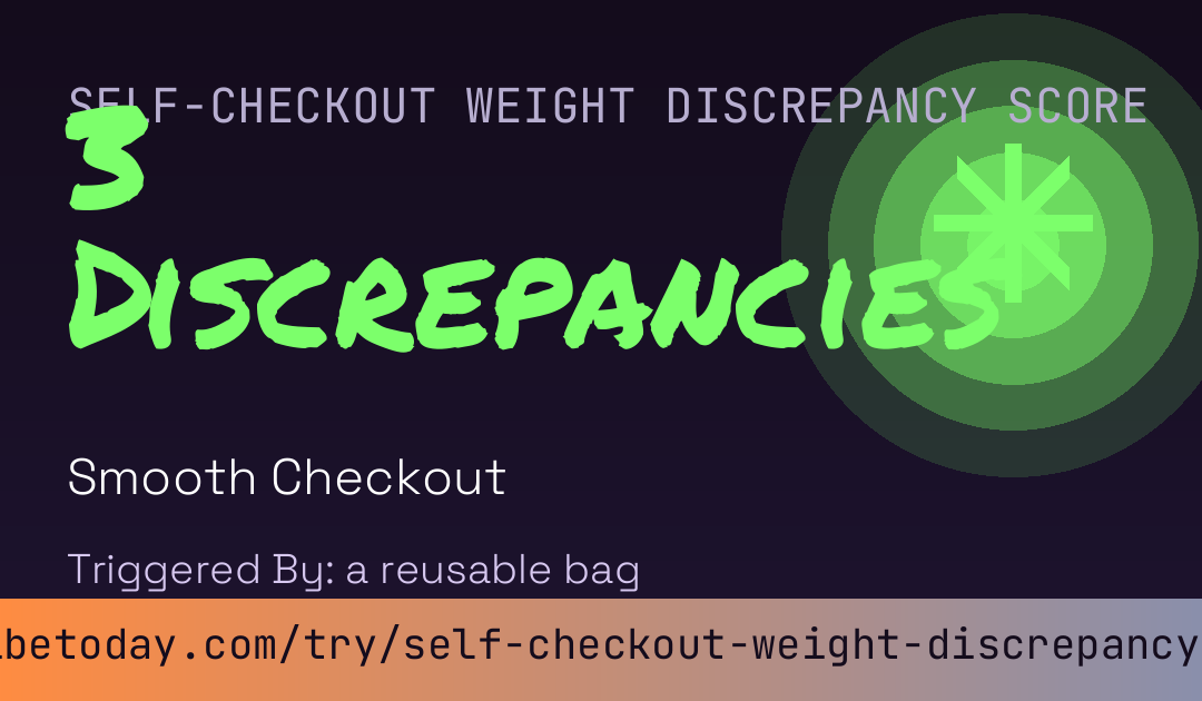 Self-Checkout Weight Discrepancy Score card preview