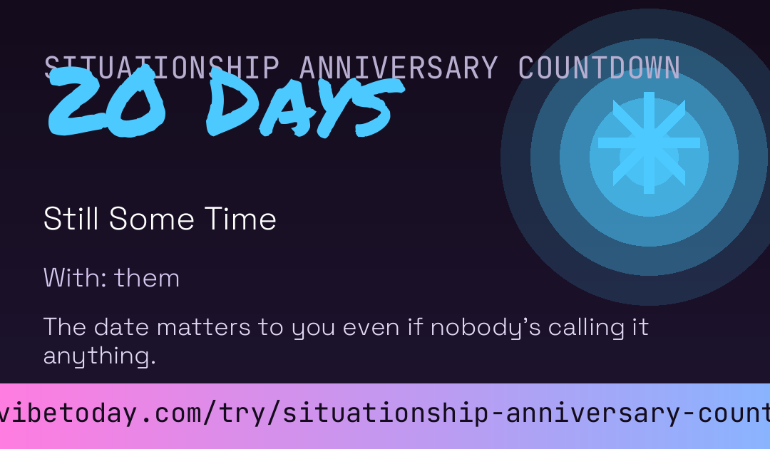 Situationship Anniversary Countdown card preview