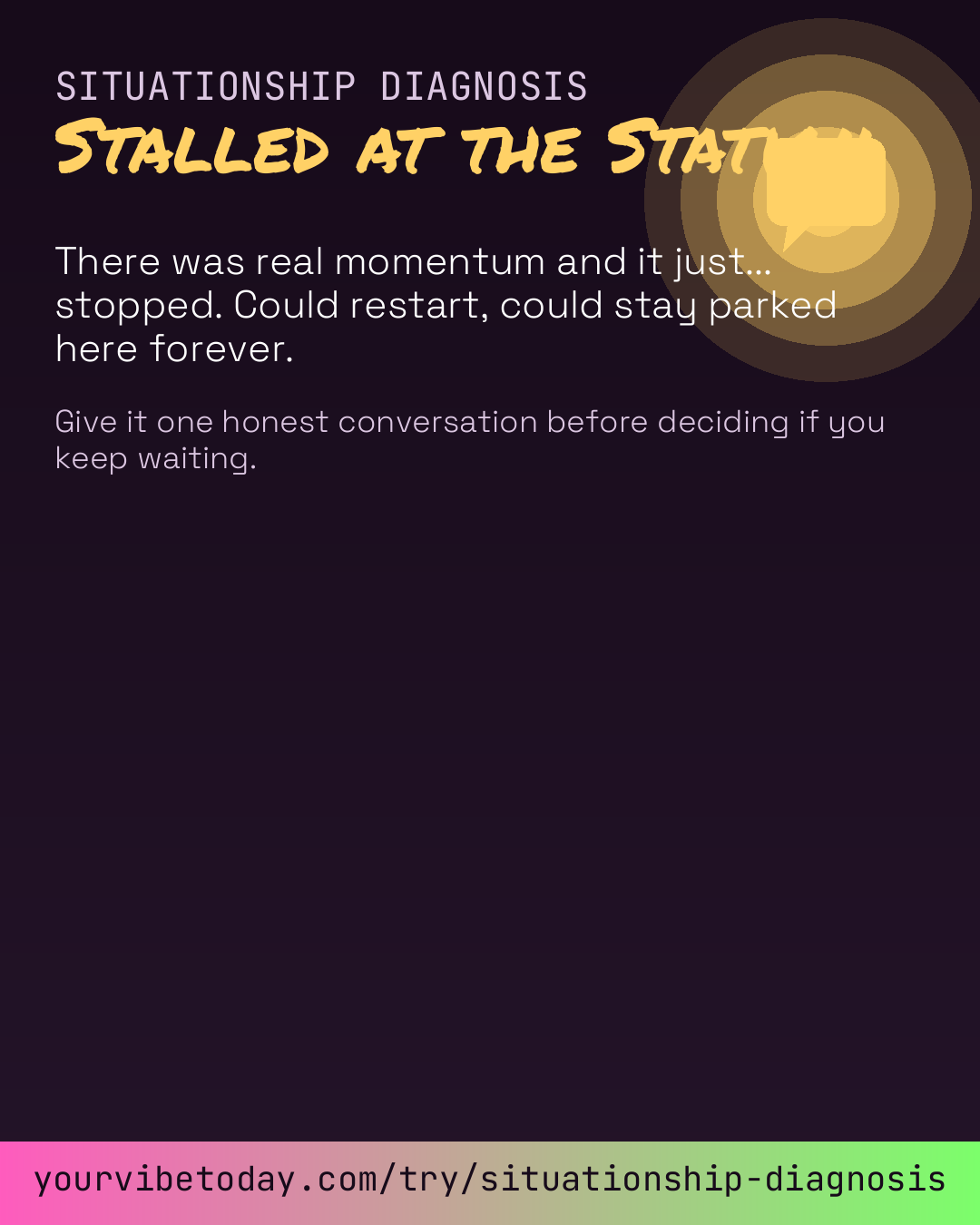 Situationship diagnosis card