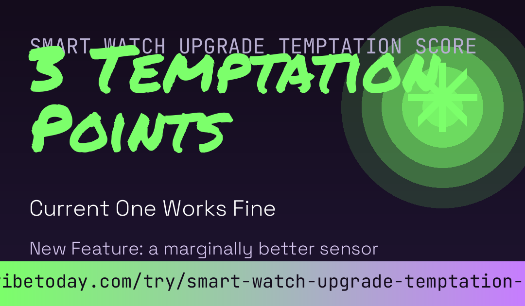 Smart Watch Upgrade Temptation Score card preview