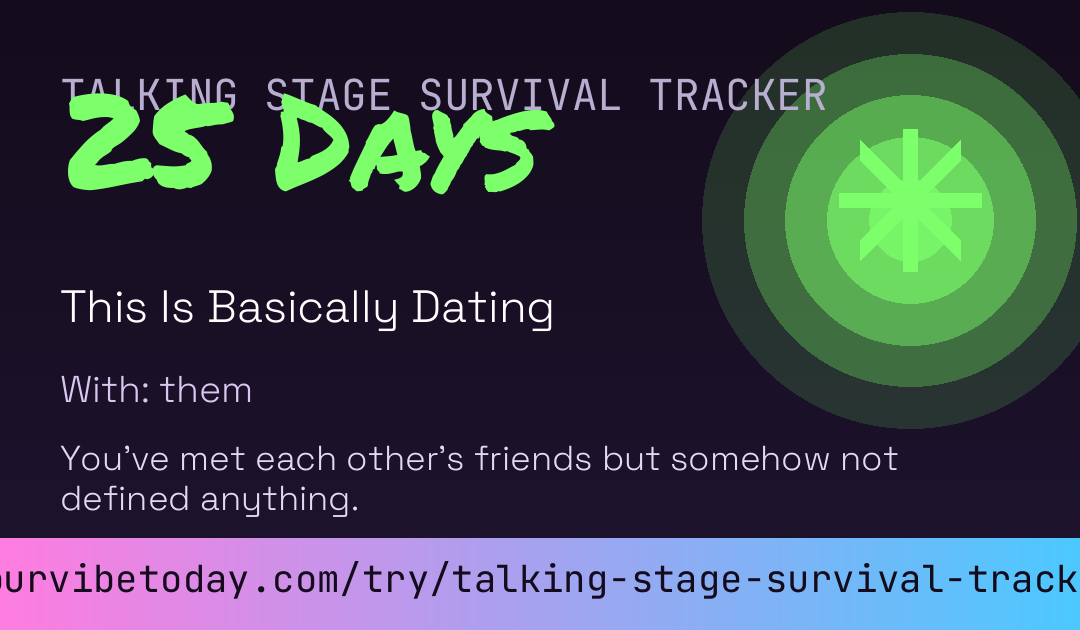 Talking Stage Survival Tracker card preview