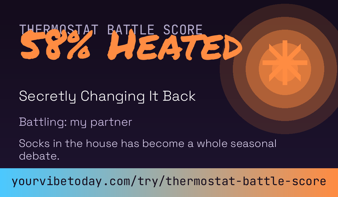 Thermostat Battle Score card