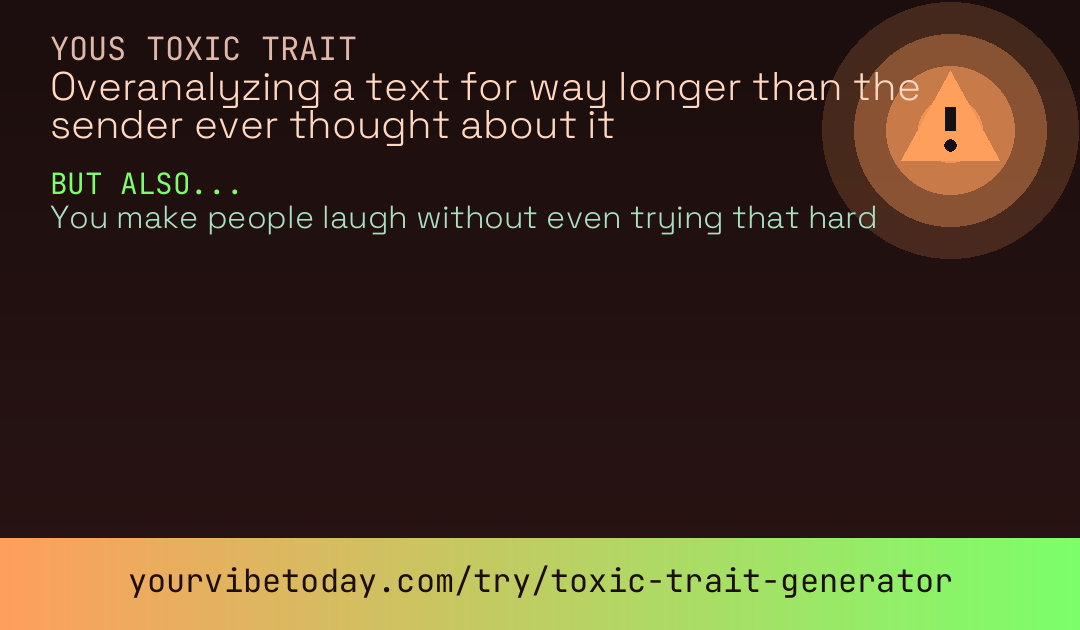 Toxic trait card